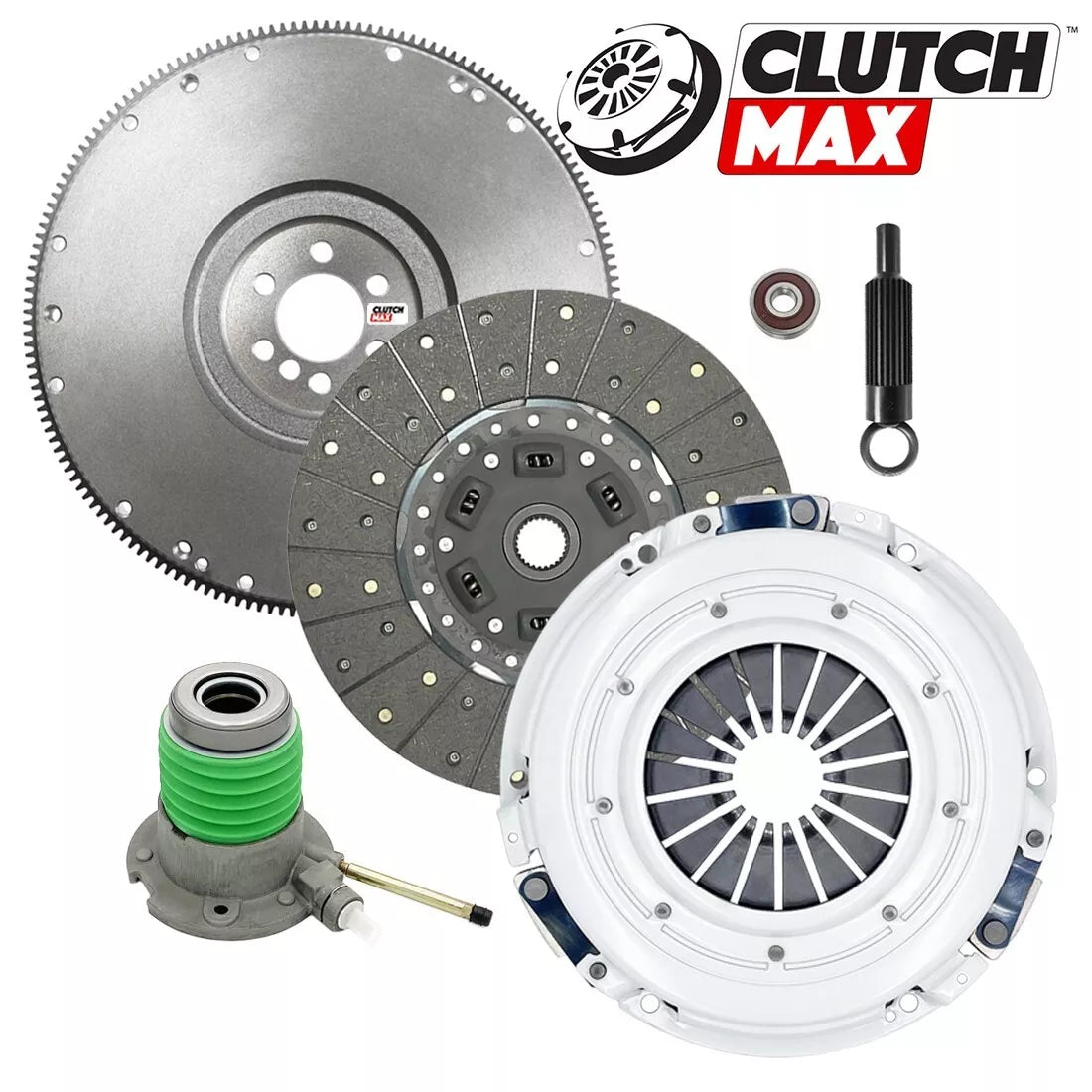 CLUTCHMAX  OEM CLUTCH KIT & FLYWHEEL WITH SLAVE CYLINDER BUNDLE SET [CM07054HDWS-FW167940-CK]