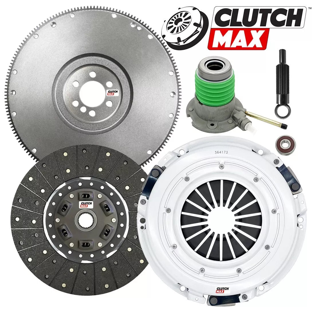 CLUTCHMAX  STAGE 2 CLUTCH KIT & FLYWHEEL WITH SLAVE CYLINDER BUNDLE SET [CM04804HDWS-FW167578-ST2]