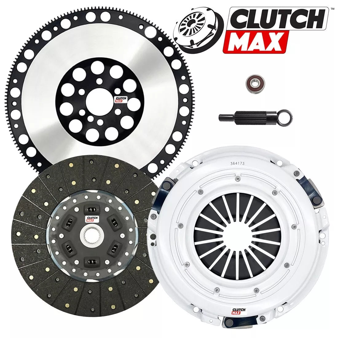 CLUTCHMAX  STAGE 2 CLUTCH KIT & PERFORMANCE CHROMOLY FLYWHEEL BUNDLE SET [CM04804SBLSF-ST2X]