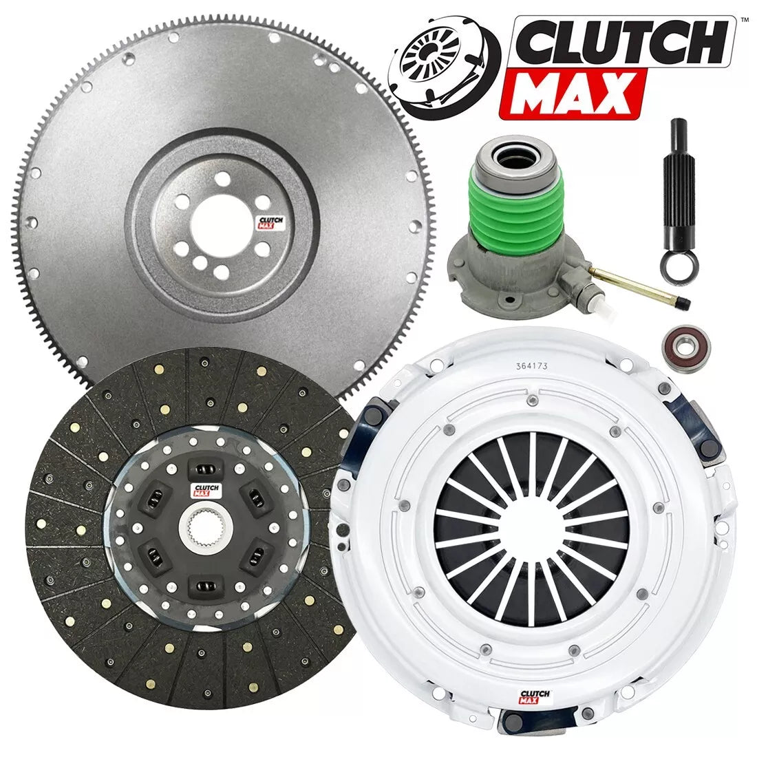 CLUTCHMAX  STAGE 2 CLUTCH KIT & FLYWHEEL WITH SLAVE CYLINDER BUNDLE SET [CM04804SBWS-FW167578-ST2X]