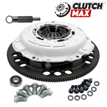 CLUTCHMAX OEM TWIN PLATE CLUTCH KIT & PERFORMANCE CHROMOLY FLYWHEEL BUNDLE SET [CM04824MP-CK]