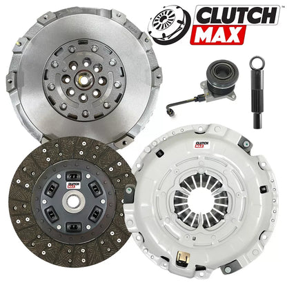 CLUTCHMAX STAGE 2 CLUTCH KIT & PERFORMANCE CHROMOLY FLYWHEEL BUNDLE SET WITH SLAVE CYLINDER [CM05254HDWS-FW167945-ST2]