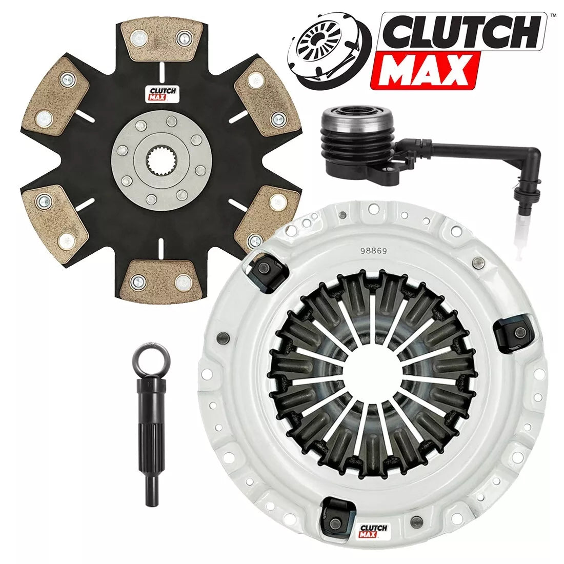 CLUTCHMAX  STAGE 4 CLUTCH KIT WITH SLAVE CYLINDER BUNDLE SET [CM06084HDDWS-ST4]