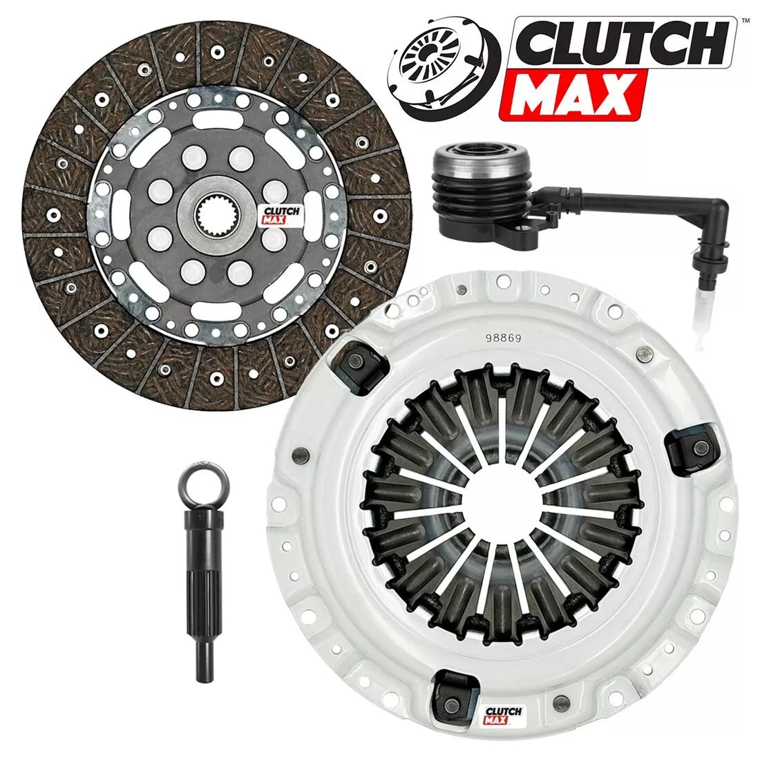 CLUTCHMAX  STAGE 2 CLUTCH KIT WITH SLAVE CYLINDER BUNDLE SET [CM06084HDRWS-ST2]