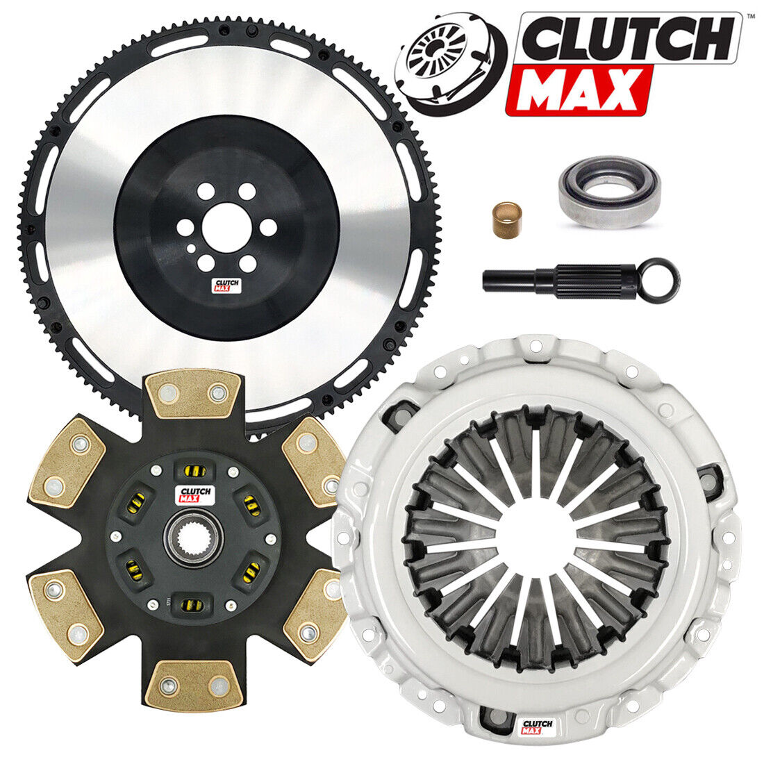 CLUTCHMAX  STAGE 3 CLUTCH KIT & PERFORMANCE CHROMOLY FLYWHEEL BUNDLE SET [CM06254HDCLSF-ST3]