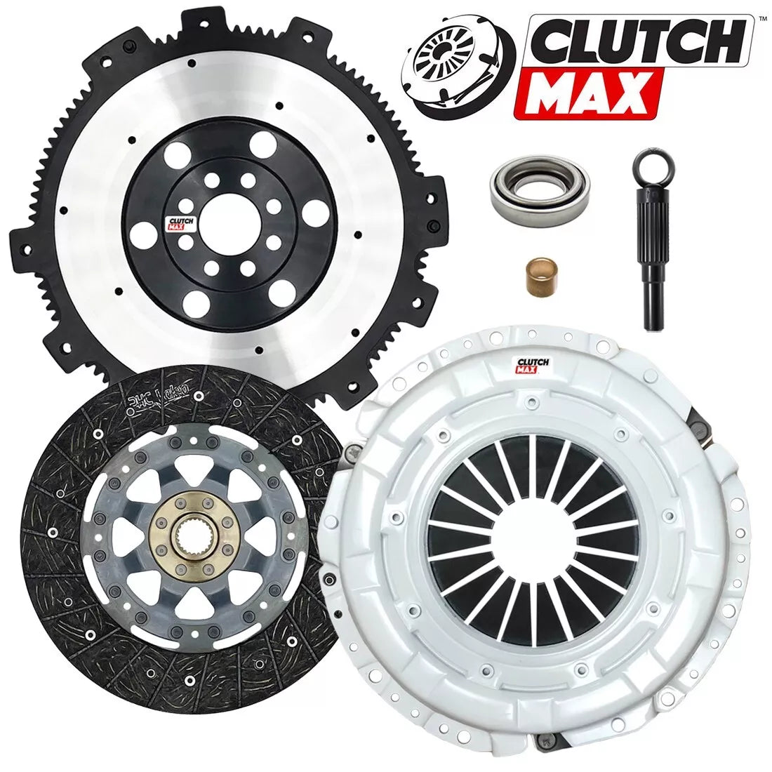 CLUTCHMAX  STAGE 2 CLUTCH KIT & PERFORMANCE CHROMOLY FLYWHEEL BUNDLE SET [CM06803HDRLSF-ST2R]