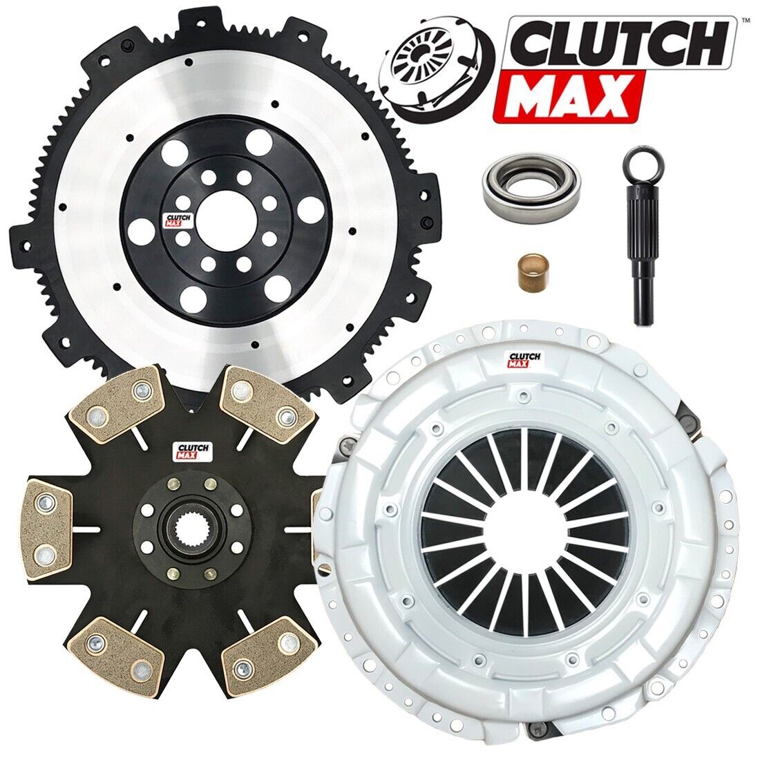 CLUTCHMAX  STAGE 4 CLUTCH KIT & PERFORMANCE CHROMOLY FLYWHEEL BUNDLE SET [CM06803HDDLSF-ST4]