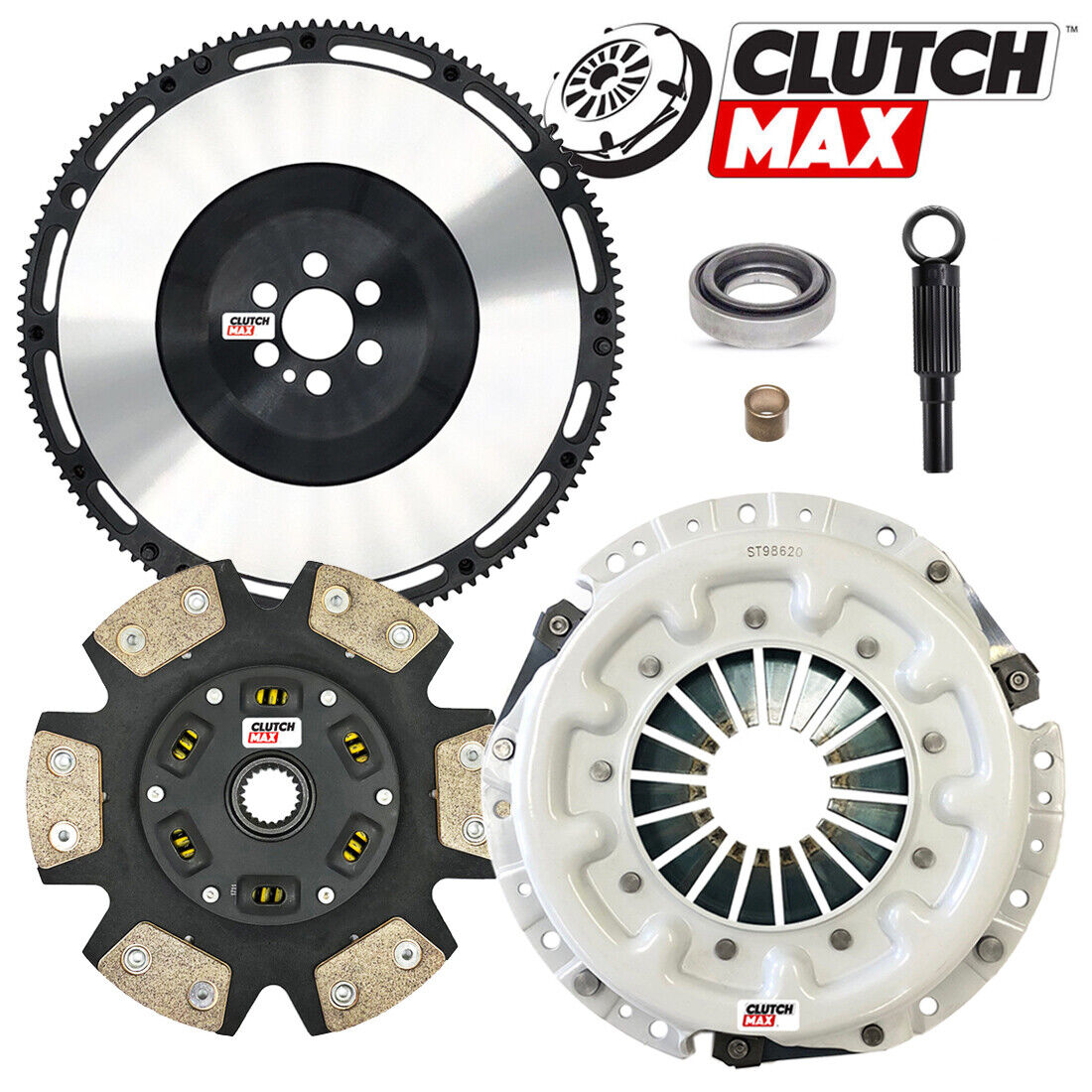 CLUTCHMAX  STAGE 3 CLUTCH KIT & PERFORMANCE CHROMOLY FLYWHEEL BUNDLE SET [CM06813HDCLSF-ST3]