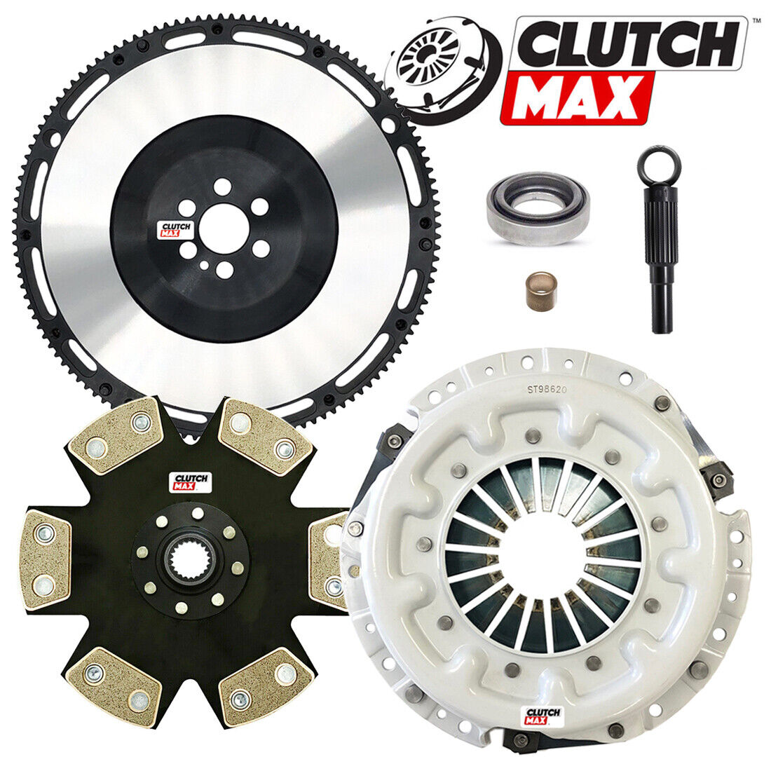 CLUTCHMAX  STAGE 4 CLUTCH KIT & PERFORMANCE CHROMOLY FLYWHEEL BUNDLE SET [CM06813HDDLSF-ST4]