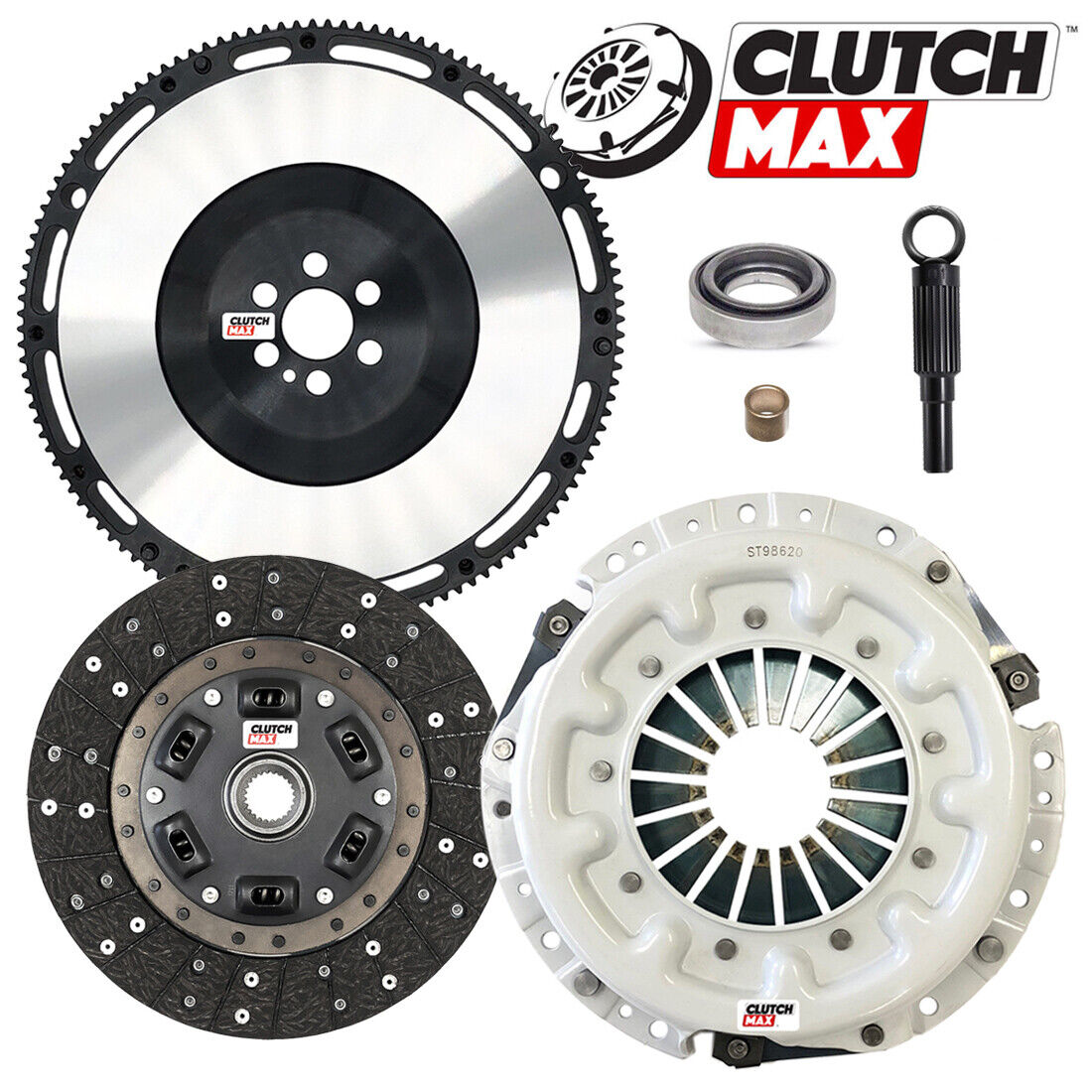 CLUTCHMAX  STAGE 2 CLUTCH KIT & PERFORMANCE CHROMOLY FLYWHEEL BUNDLE SET [CM06813HDLSF-ST2]