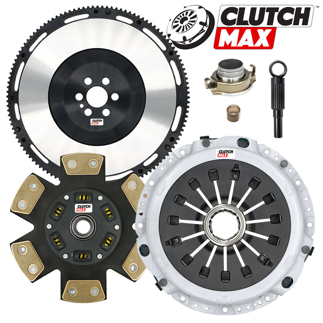 CLUTCHMAX  STAGE 3 CLUTCH KIT & PERFORMANCE CHROMOLY FLYWHEEL BUNDLE SET [CM06814HDCLSF-ST3]