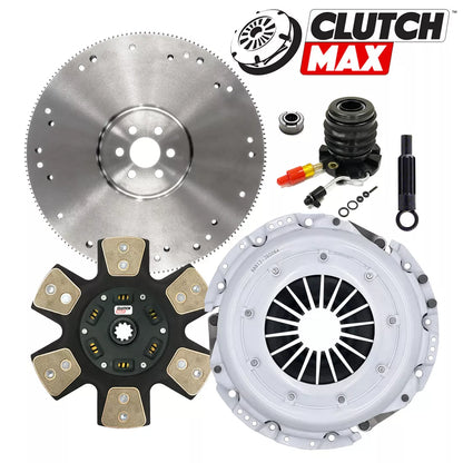 CLUTCHMAX STAGE 4 CLUTCH KIT & FLYWHEEL BUNDLE SET WITH SLAVE CYLINDER [CM07097HDCWS-FW167710-ST4]