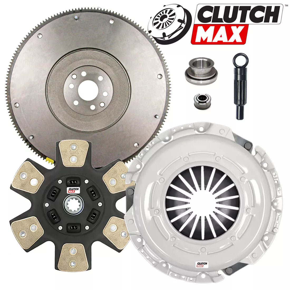 CLUTCHMAX  STAGE 4 CLUTCH KIT & FLYWHEEL BUNDLE SET [CM07114HDC-FW167733-ST4]