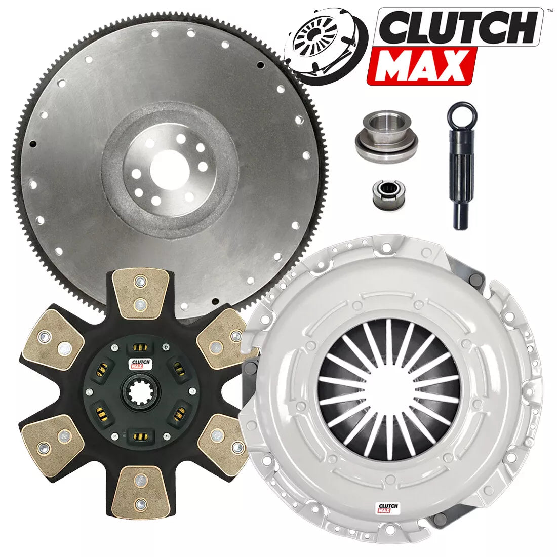 CLUTCHMAX  STAGE 4 CLUTCH KIT & FLYWHEEL BUNDLE SET [CM07114HDC-FW167790-ST4]