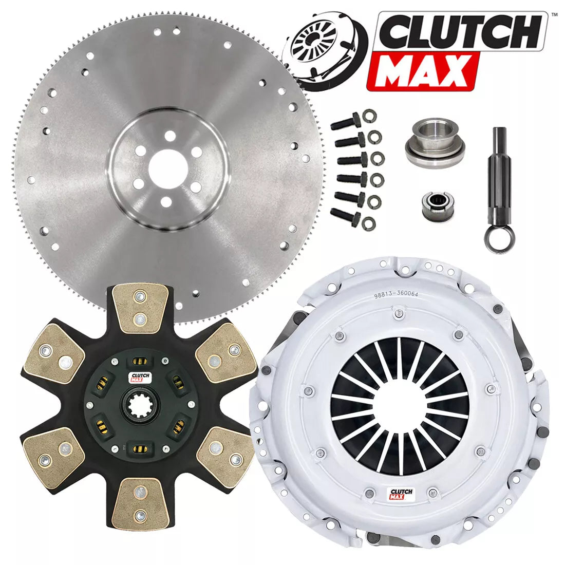 CLUTCHMAX  STAGE 4 CLUTCH KIT & FLYWHEEL BUNDLE SET [CM07132HDC-FW167934-ST4]