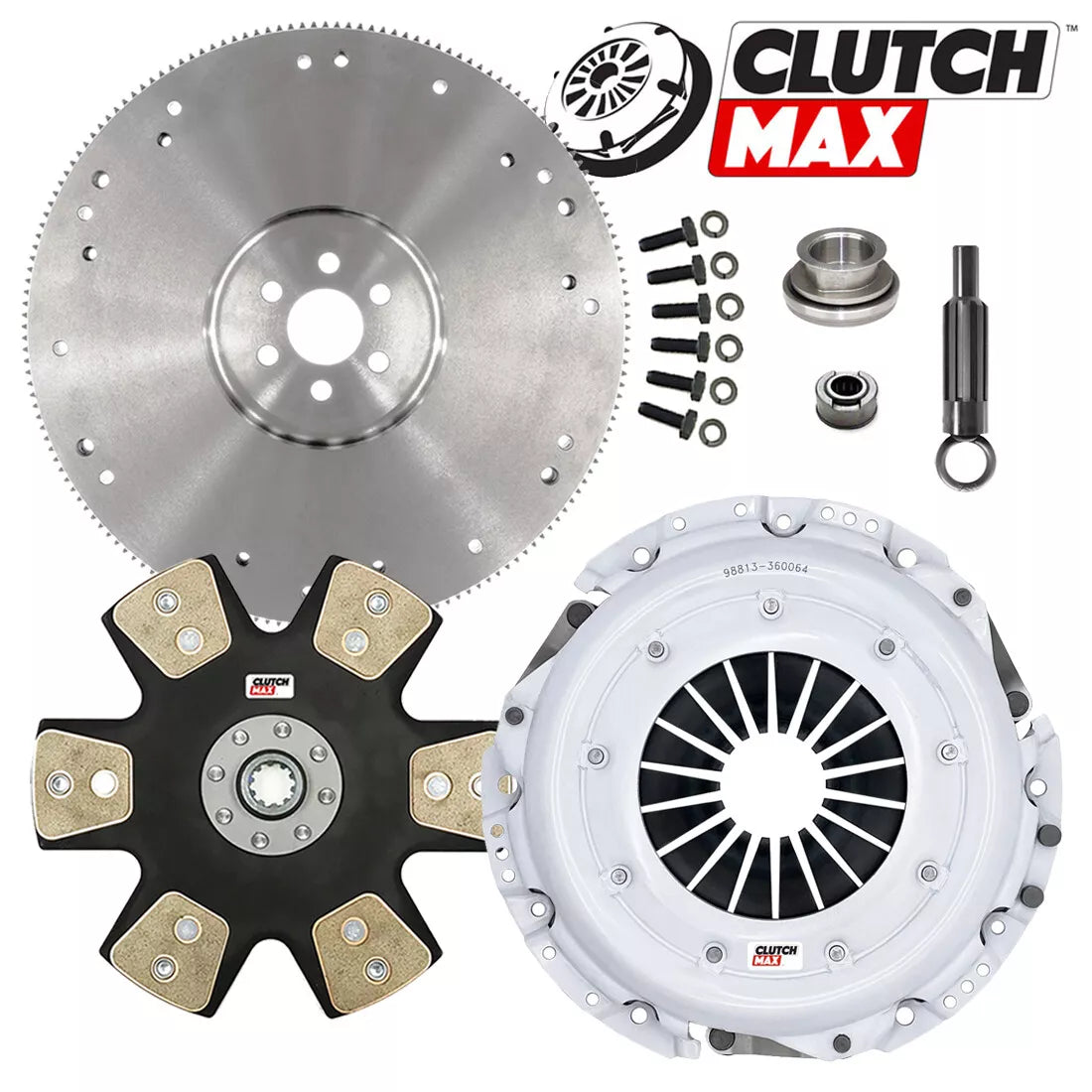 CLUTCHMAX  STAGE 5 CLUTCH KIT & FLYWHEEL BUNDLE SET [CM07132HDD-FW167710-ST5]