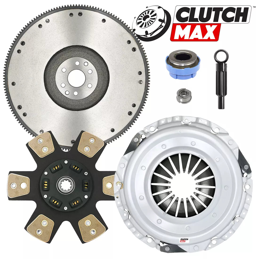 CLUTCHMAX  STAGE 4 CLUTCH KIT & FLYWHEEL BUNDLE SET [CM07143HDC-FW167957-ST4]