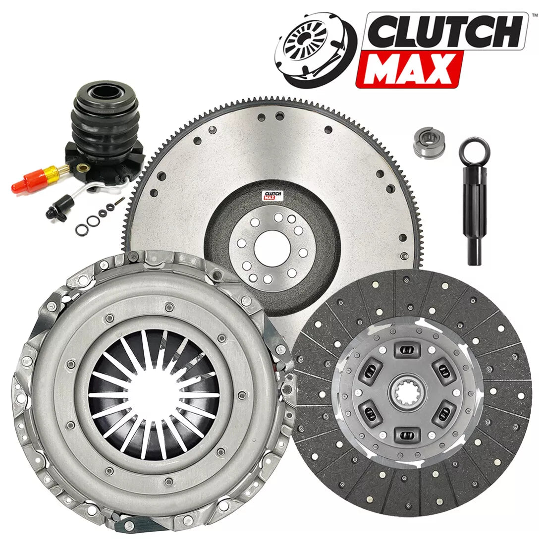 CLUTCHMAX  OEM CLUTCH KIT & FLYWHEEL WITH SLAVE CYLINDER BUNDLE SET [CM07143HDWS-FW167957-CK]