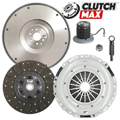 CLUTCHMAX  STAGE 2 CLUTCH KIT & FLYWHEEL WITH SLAVE CYLINDER BUNDLE SET [CM07187HDWS-FW167731-ST2]