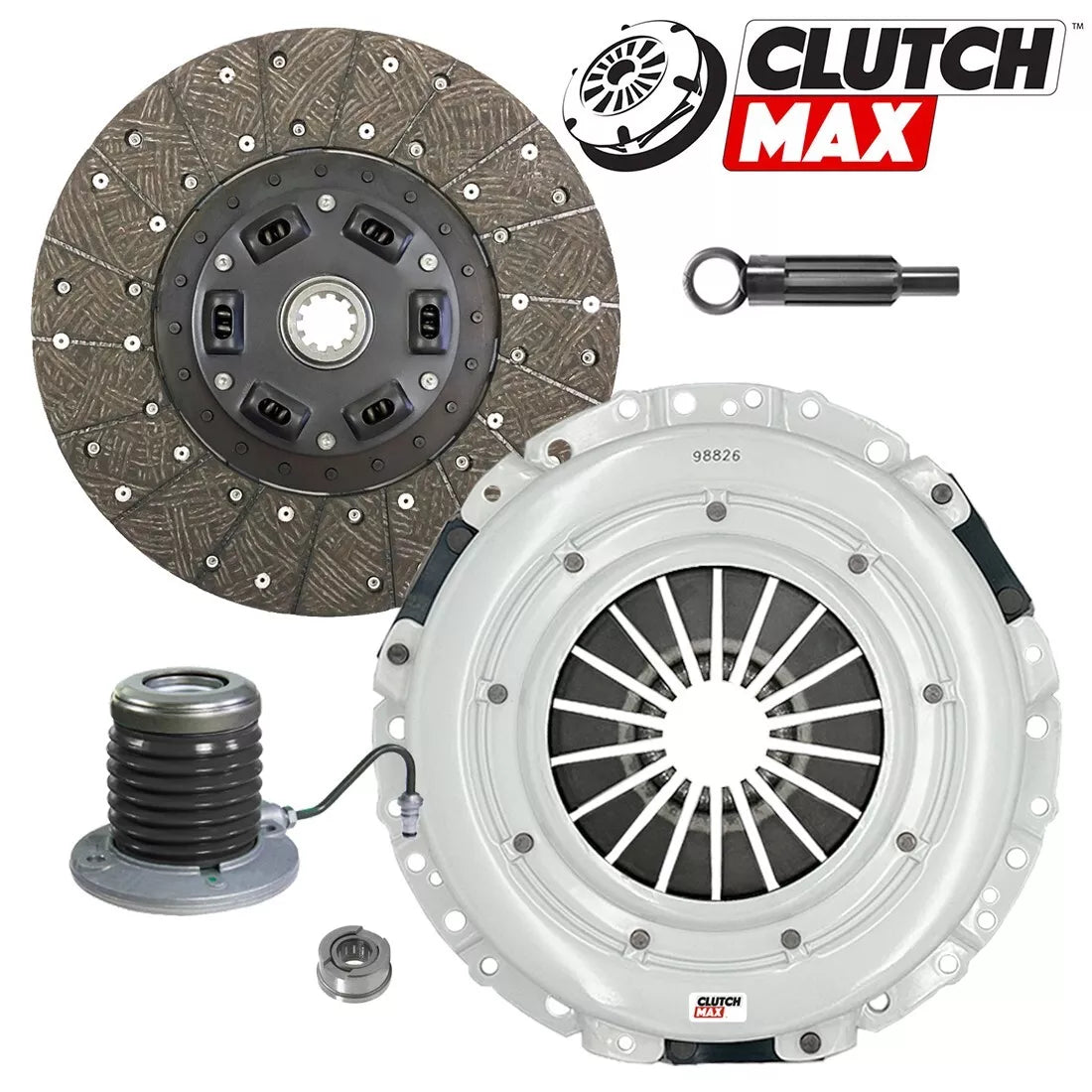 CLUTCHMAX STAGE 1 CLUTCH KIT WITH SLAVE CYLINDER BUNDLE SET [CM07187HDWS-ST1]