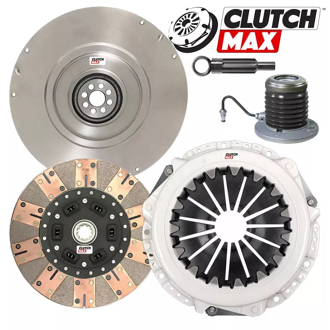 CLUTCHMAX STAGE 3 CLUTCH KIT & FLYWHEEL WITH SLAVE CYLINDER BUNDLE SET [CM07193DFWS-FW167749-ST3]