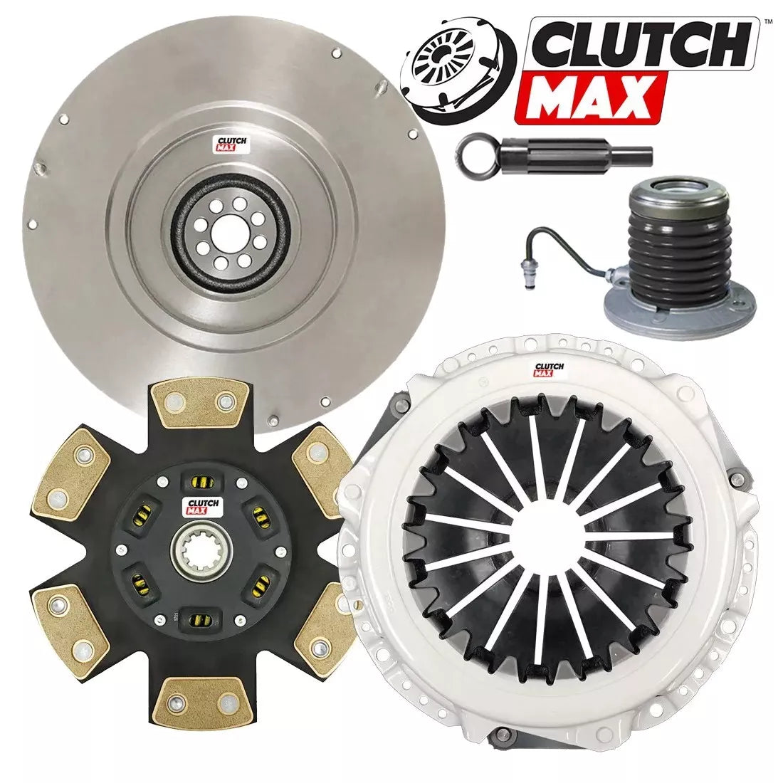 CLUTCHMAX STAGE 4 CLUTCH KIT & FLYWHEEL WITH SLAVE CYLINDER BUNDLE SET [CM07193HDCWS-FW167749-ST4]