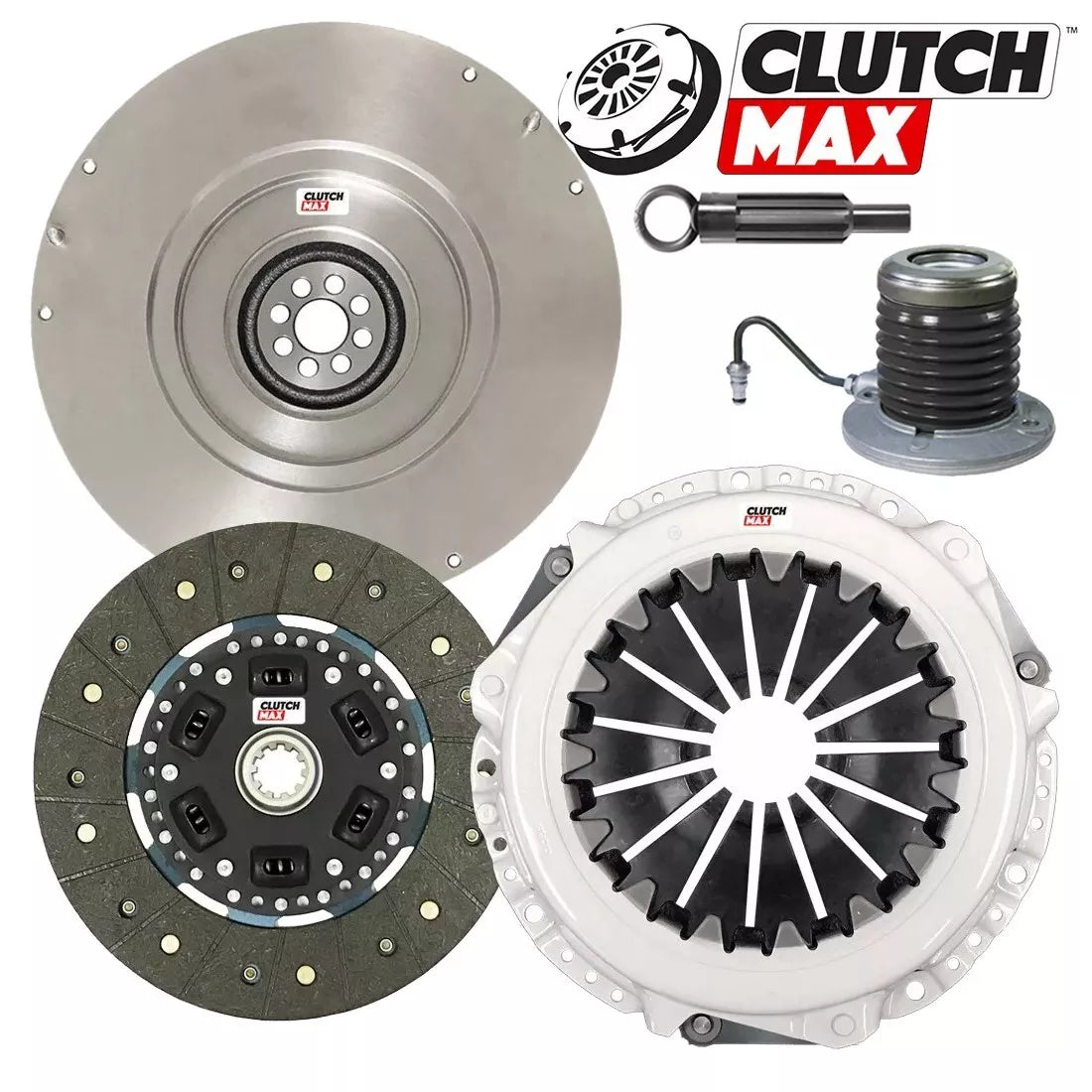 CLUTCHMAX STAGE 2 CLUTCH KIT & FLYWHEEL WITH SLAVE CYLINDER BUNDLE SET [CM07193HDWS-FW167749-ST2]