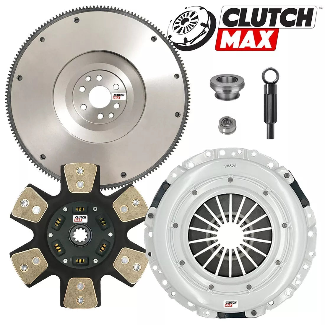 CLUTCHMAX  STAGE 4 CLUTCH KIT & FLYWHEEL BUNDLE SET [CM07214HDCFW-ST4]