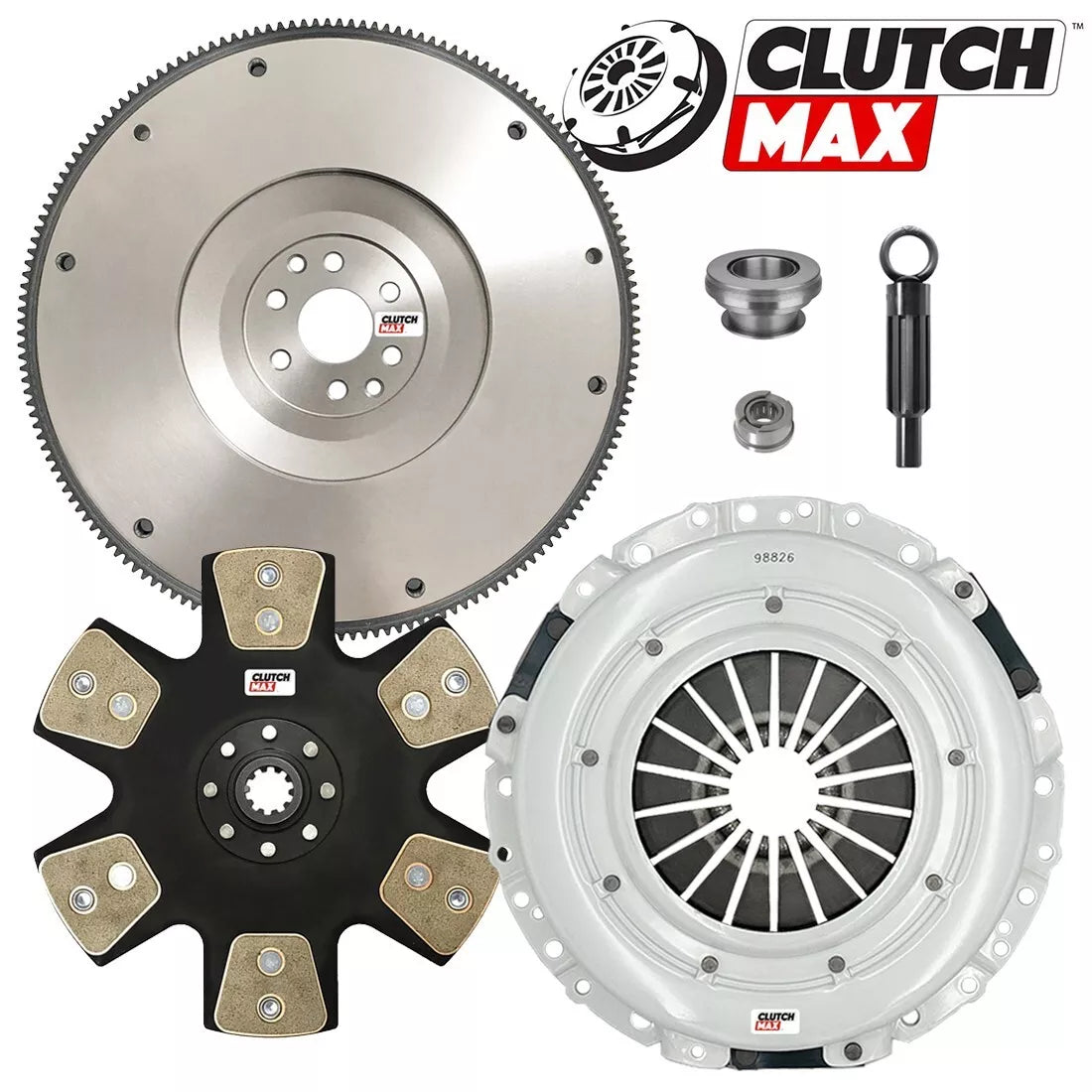 CLUTCHMAX  STAGE 5 CLUTCH KIT & FLYWHEEL BUNDLE SET [CM07214HDDFW-ST5]