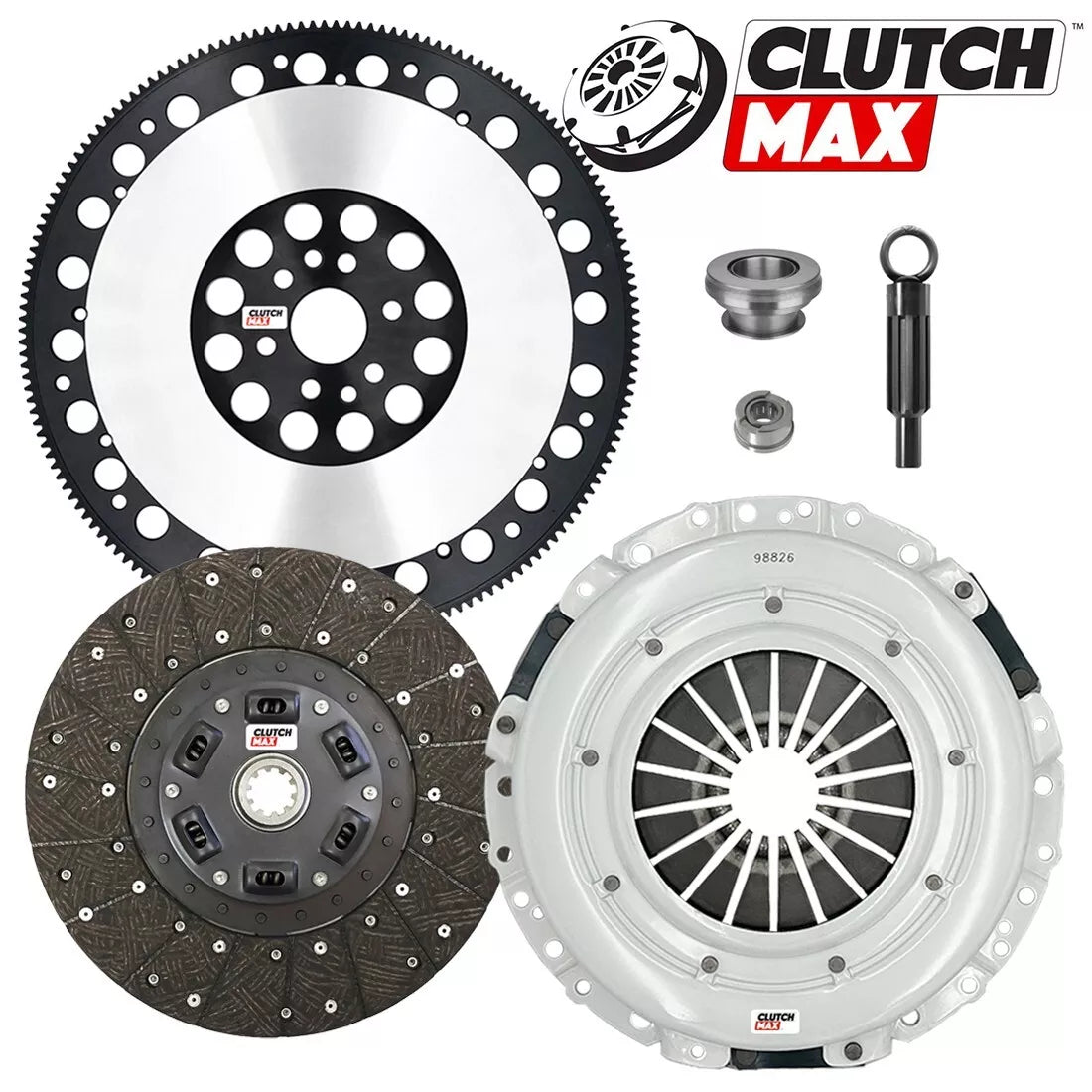 CLUTCHMAX  STAGE 2 CLUTCH KIT & PERFORMANCE CHROMOLY FLYWHEEL BUNDLE SET [CM07214HDLSF-ST2]