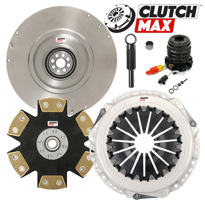 CLUTCHMAX STAGE 4 CLUTCH KIT & FLYWHEEL BUNDLE SET WITH SLAVE CYLINDER [CM07267HDDWS-FW167749-ST4]