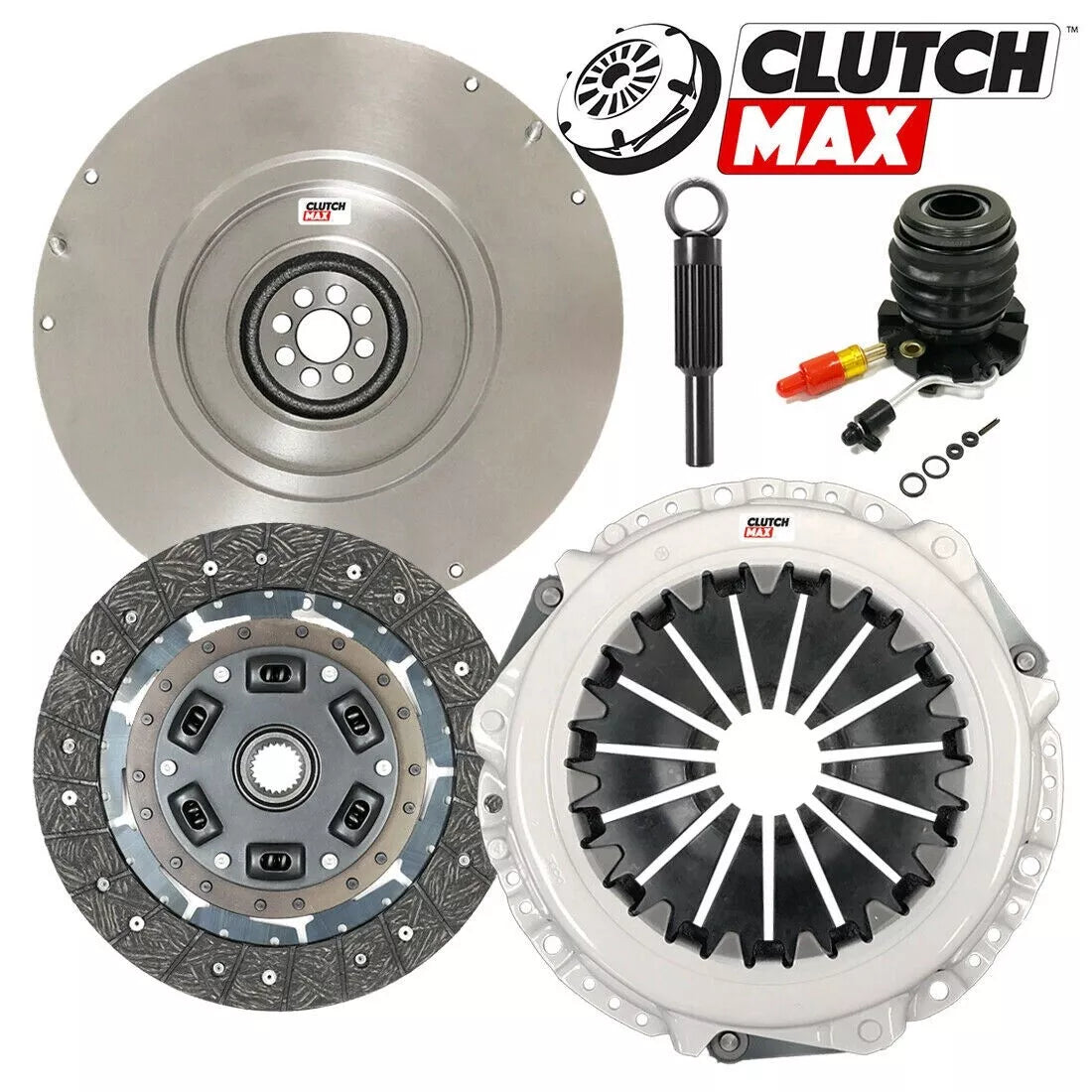 CLUTCHMAX  STAGE 1 CLUTCH KIT & FLYWHEEL WITH SLAVE CYLINDER BUNDLE SET [CM07267HDWS-FW167749-ST1]