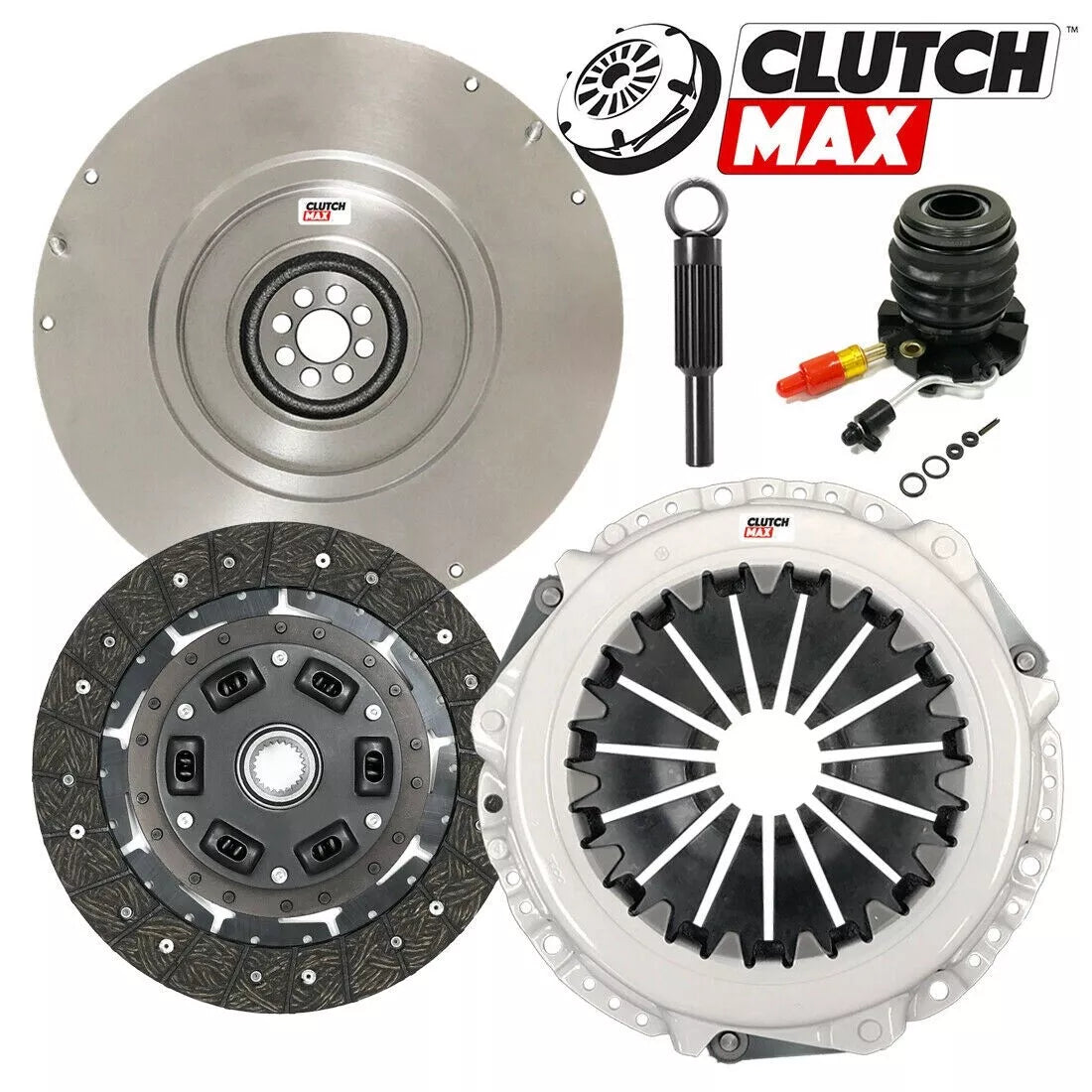 CLUTCHMAX  STAGE 2 CLUTCH KIT & FLYWHEEL WITH SLAVE CYLINDER BUNDLE SET [CM07267HDWS-FW167749-ST2]