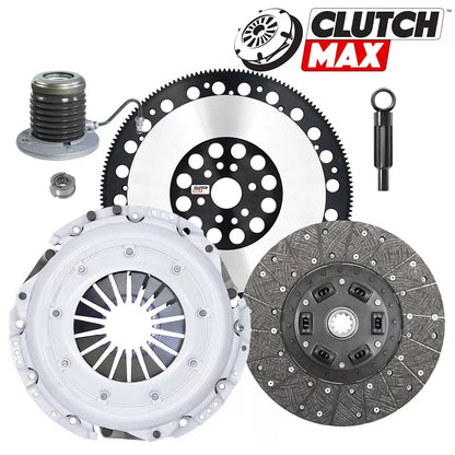 CLUTCHMAX OEM CLUTCH KIT & PERFORMANCE CHROMOLY FLYWHEEL WITH SLAVE CYLINDER BUNDLE SET [CM07287HDWS+LSF07023-CK]