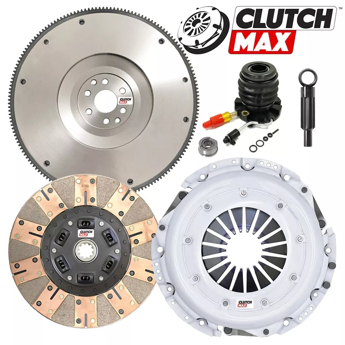 CLUTCHMAX  STAGE 3 CLUTCH KIT & FLYWHEEL WITH SLAVE CYLINDER BUNDLE SET [CM07343DFWS+FW167731-ST3]