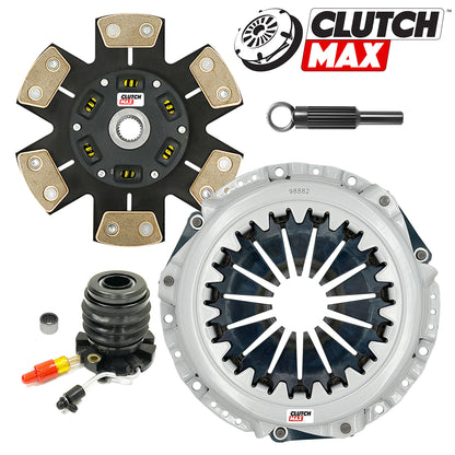 CLUTCHMAX STAGE 4 CLUTCH KIT & FLYWHEEL BUNDLE SET WITH SLAVE CYLINDER [CM07367HDCWS+FW167980-ST4]
