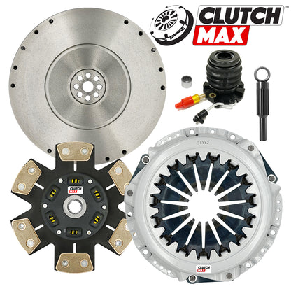 CLUTCHMAX STAGE 4 CLUTCH KIT & FLYWHEEL BUNDLE SET WITH SLAVE CYLINDER [CM07367HDCWS+FW167980-ST4]