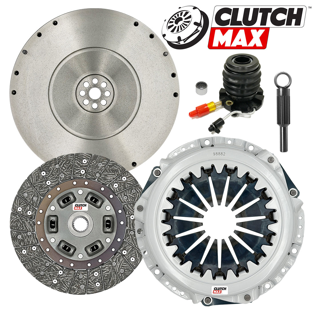 CLUTCHMAX STAGE 1 CLUTCH KIT & FLYWHEEL BUNDLE SET WITH SLAVE CYLINDER [CM07367HDWS+FW167980-ST1]