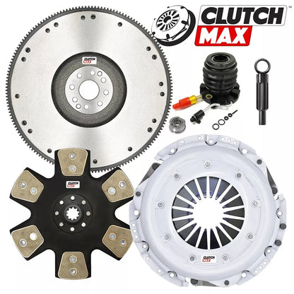 CLUTCHMAX STAGE 5 CLUTCH KIT & FLYWHEEL BUNDLE SET WITH SLAVE CYLINDER [CM07443HDDWS-FW167751-ST5]