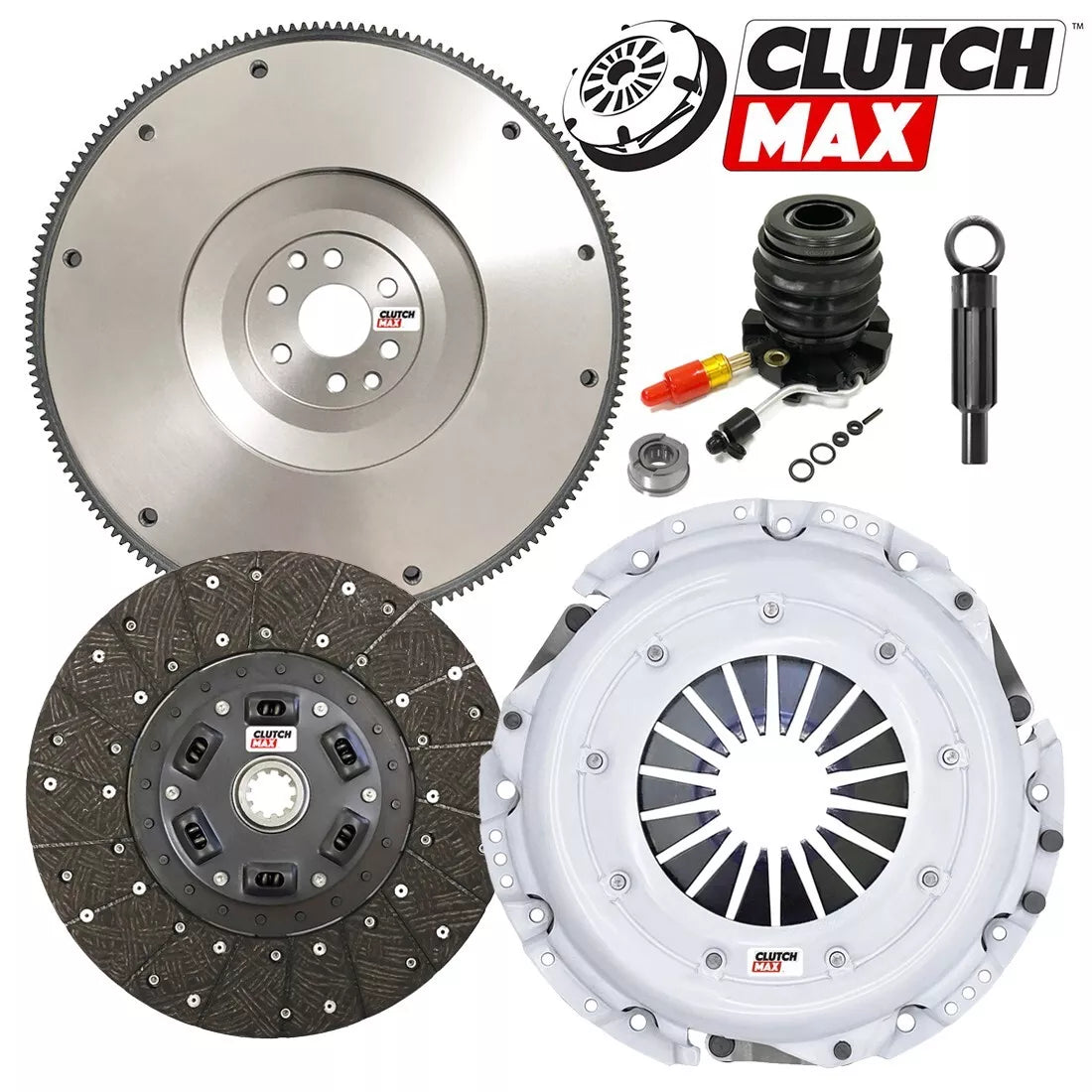 CLUTCHMAX  STAGE 2 CLUTCH KIT & FLYWHEEL WITH SLAVE CYLINDER BUNDLE SET [CM07543HDWS+FW167731-ST2]