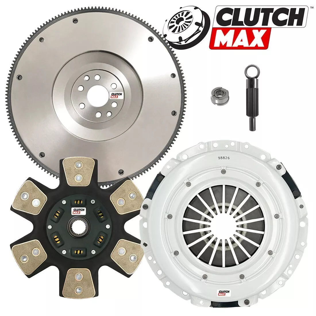 CLUTCHMAX  STAGE 4 CLUTCH KIT & FLYWHEEL BUNDLE SET [CM07803HDCFW-ST4]