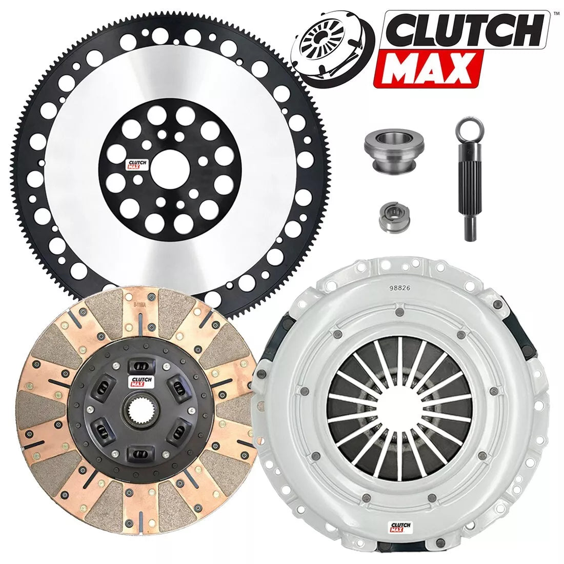 CLUTCHMAX  STAGE 3 CLUTCH KIT & PERFORMANCE CHROMOLY FLYWHEEL BUNDLE SET [CM07805DFLSF-ST3]