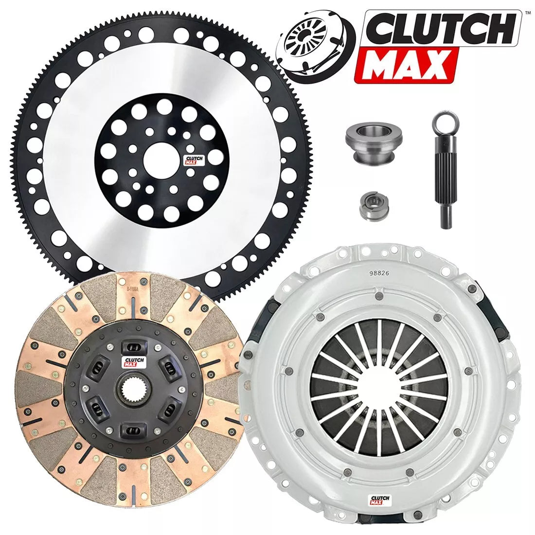 CLUTCHMAX  STAGE 3 CLUTCH KIT & PERFORMANCE CHROMOLY FLYWHEEL BUNDLE SET [CM07806DFLSF-ST3]