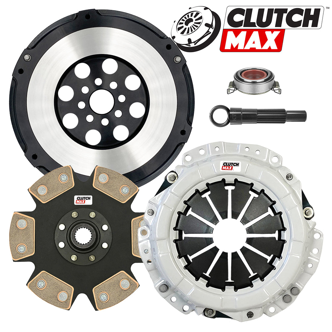 CLUTCHMAX  STAGE 4 CLUTCH KIT & PERFORMANCE CHROMOLY FLYWHEEL BUNDLE SET [CM16113HDDLSF-ST4]