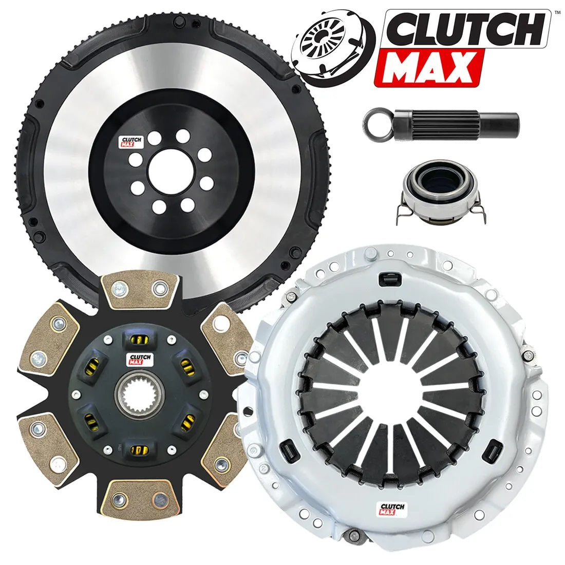 CLUTCHMAX  STAGE 3 CLUTCH KIT & PERFORMANCE CHROMOLY FLYWHEEL BUNDLE SET [CM16174HDCLSF-ST3]