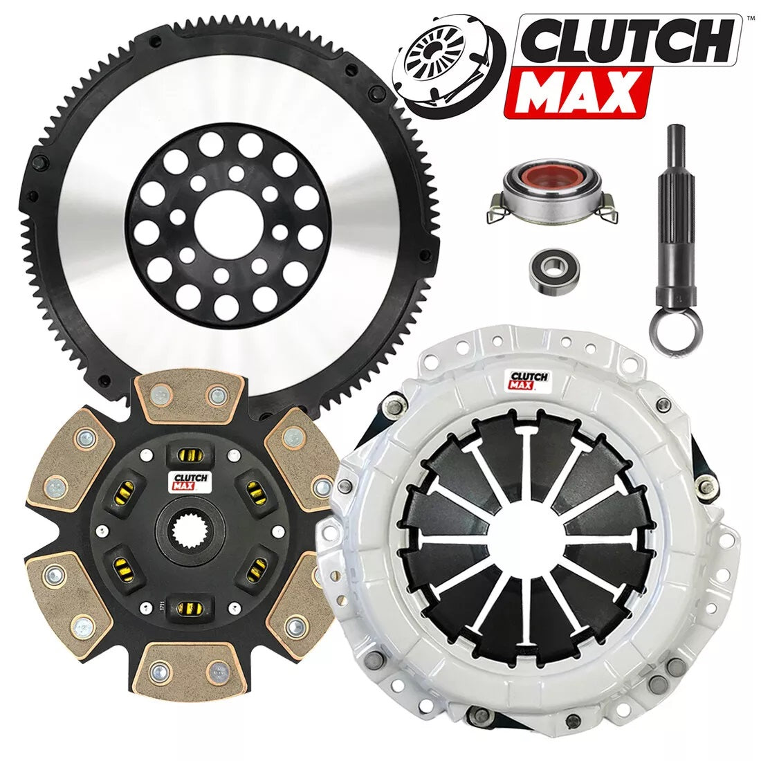 CLUTCHMAX  STAGE 3 CLUTCH KIT & PERFORMANCE CHROMOLY FLYWHEEL BUNDLE SET [CM16180HDCLSF-ST3]