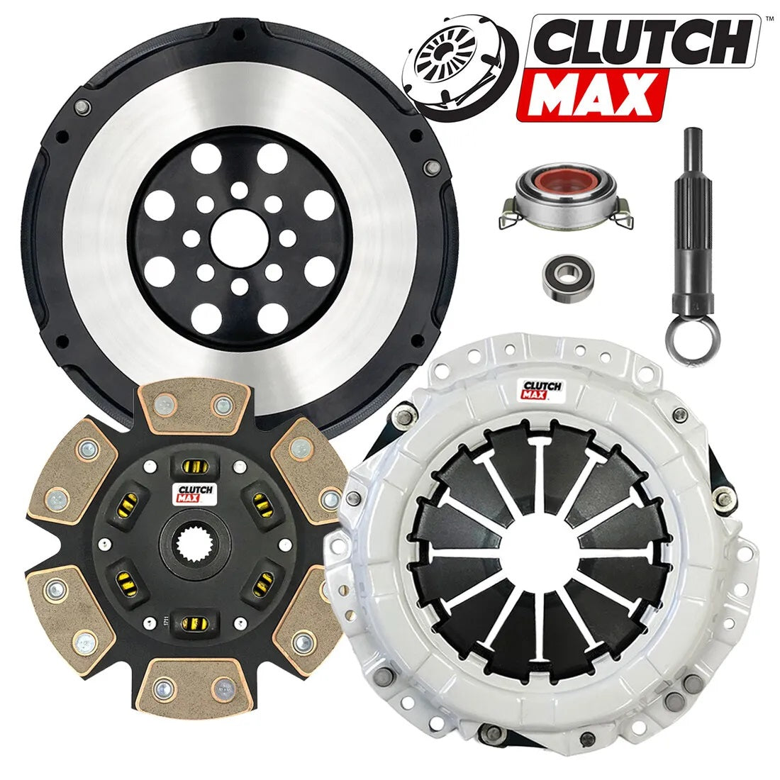 CLUTCHMAX  STAGE 3 CLUTCH KIT & PERFORMANCE CHROMOLY FLYWHEEL BUNDLE SET [CM16280HDCLSF-ST3]