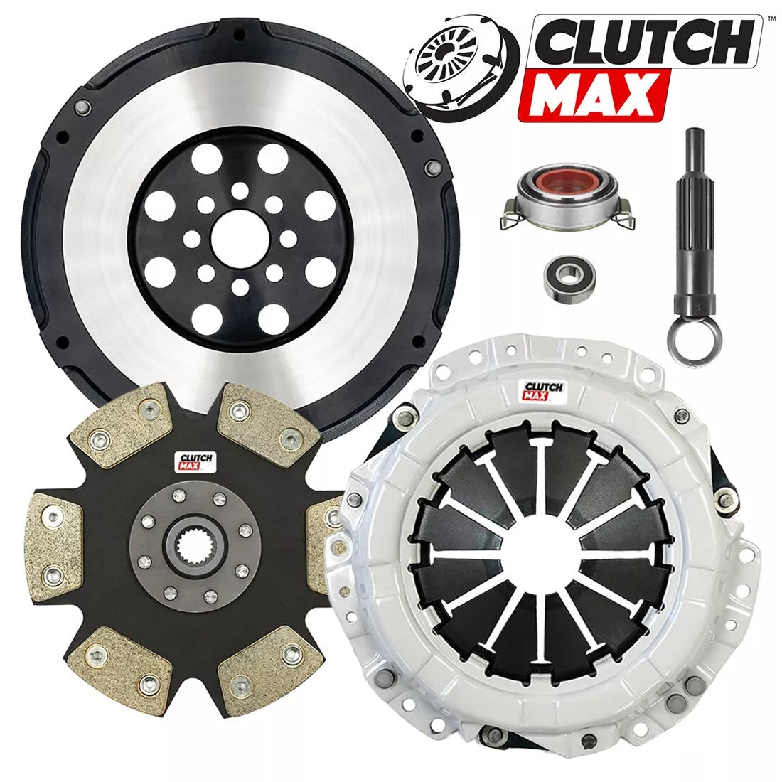 CLUTCHMAX  STAGE 4 CLUTCH KIT & PERFORMANCE CHROMOLY FLYWHEEL BUNDLE SET [CM16280HDDLSF-ST4]