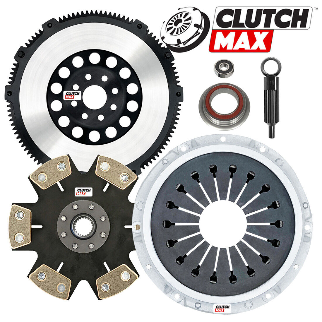 CLUTCHMAX  STAGE 4 CLUTCH KIT & PERFORMANCE CHROMOLY FLYWHEEL BUNDLE SET [CM16463HDDLSF-ST4]