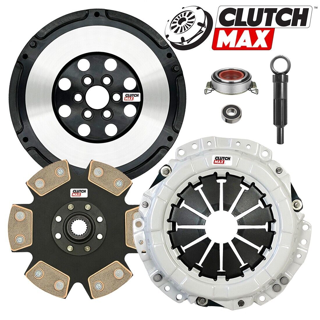 CLUTCHMAX  STAGE 4 CLUTCH KIT & PERFORMANCE CHROMOLY FLYWHEEL BUNDLE SET [CM16480HDDLSF-ST4]